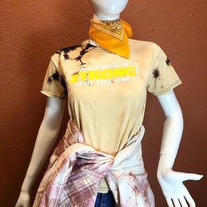⭐️ BLEACHED STAR WARS CROP TEE 🌟 💫